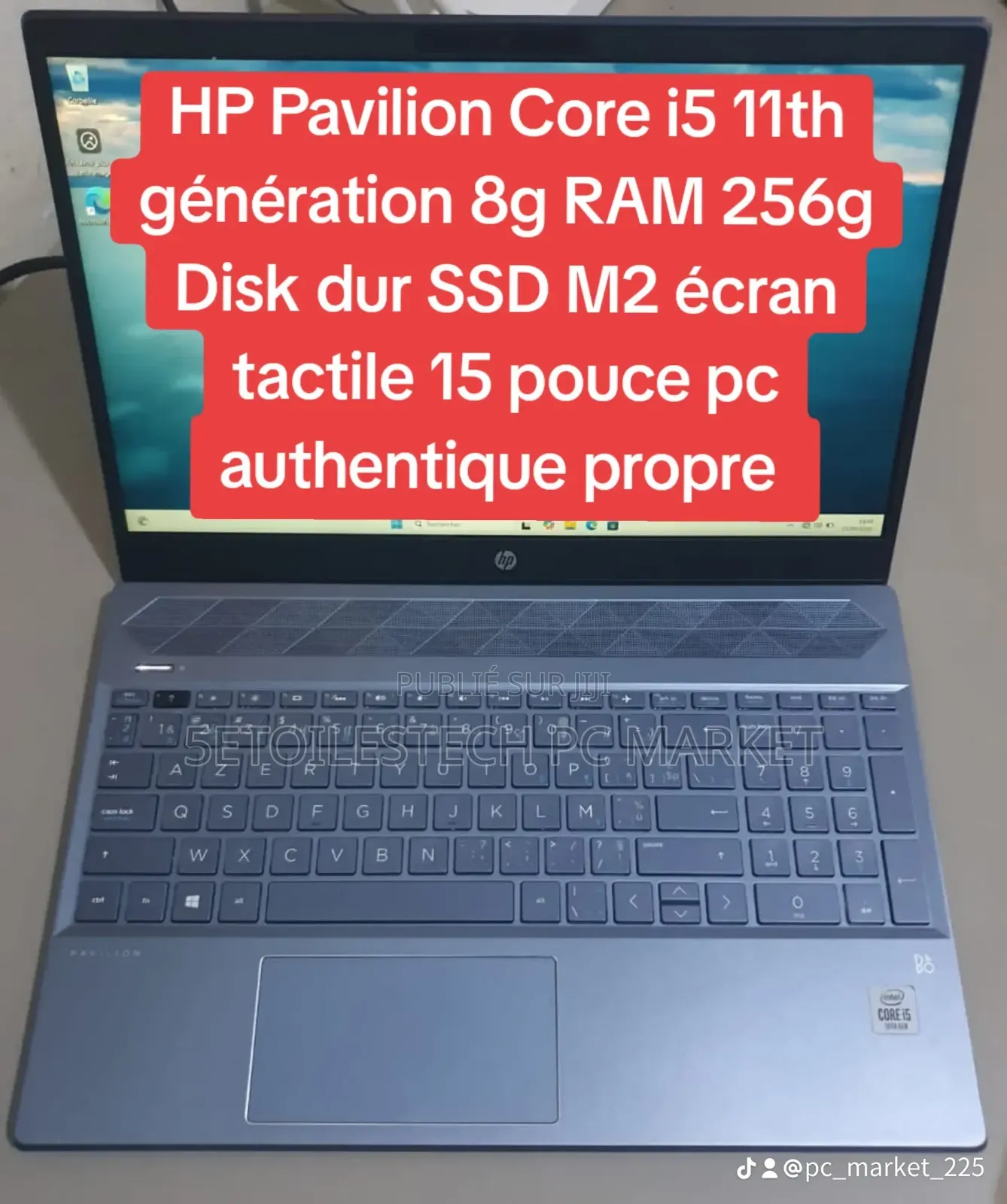 Nouveau Ordinateur portable HP Pavilion 15 8GB Intel Core i5 SSD 256GB