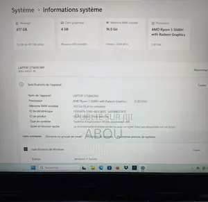 Nouveau Ordinateur portable Acer Nitro 5 16GB AMD Ryzen 5 SSD 512GB