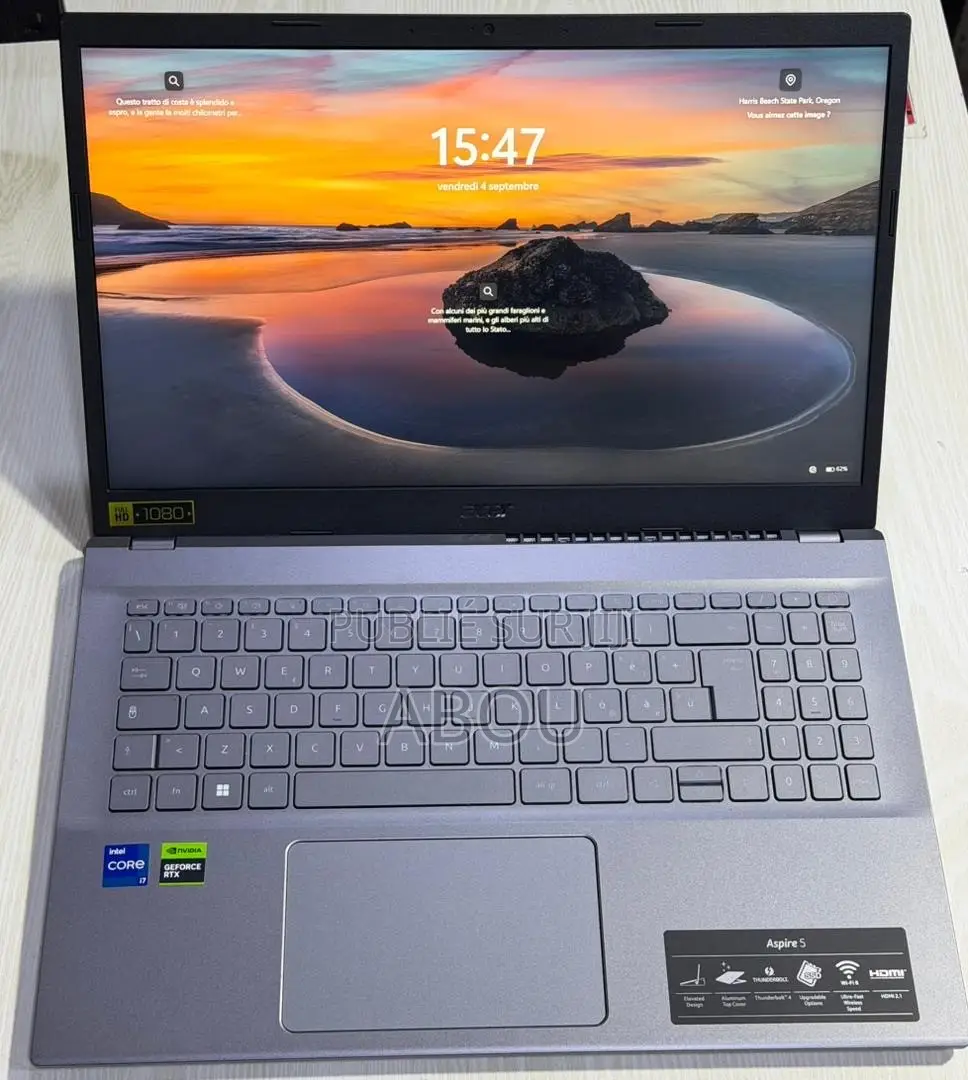 Nouveau Ordinateur portable Acer Aspire 1 16GB Intel Core i7 SSD 1T