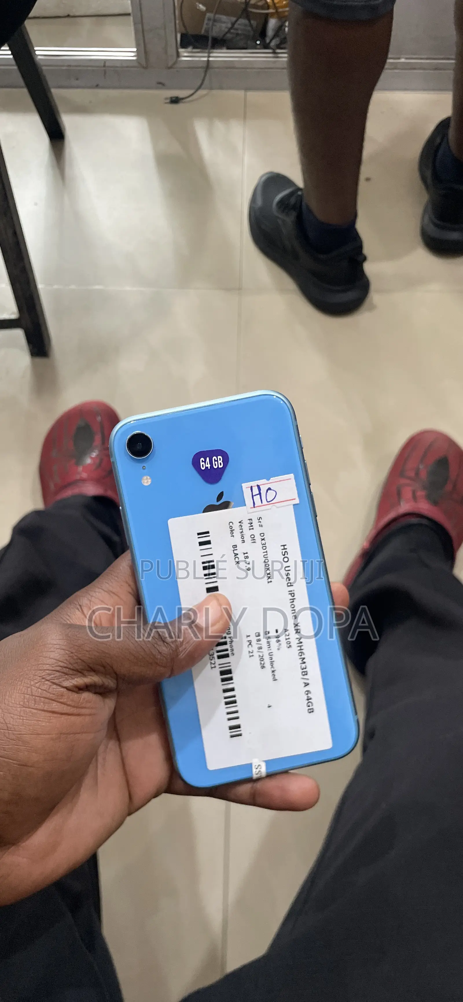 Apple iPhone XR 64 GB Bleu