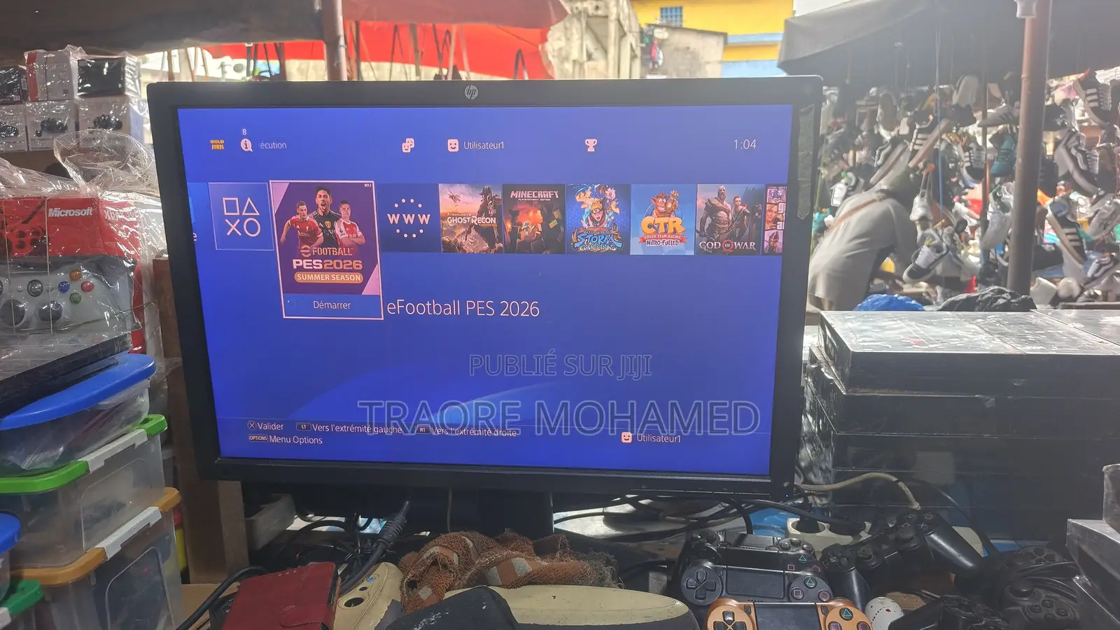 Ps4 Craquer, Quasi Neuf Avec 2 Manette, 10 Jeux
