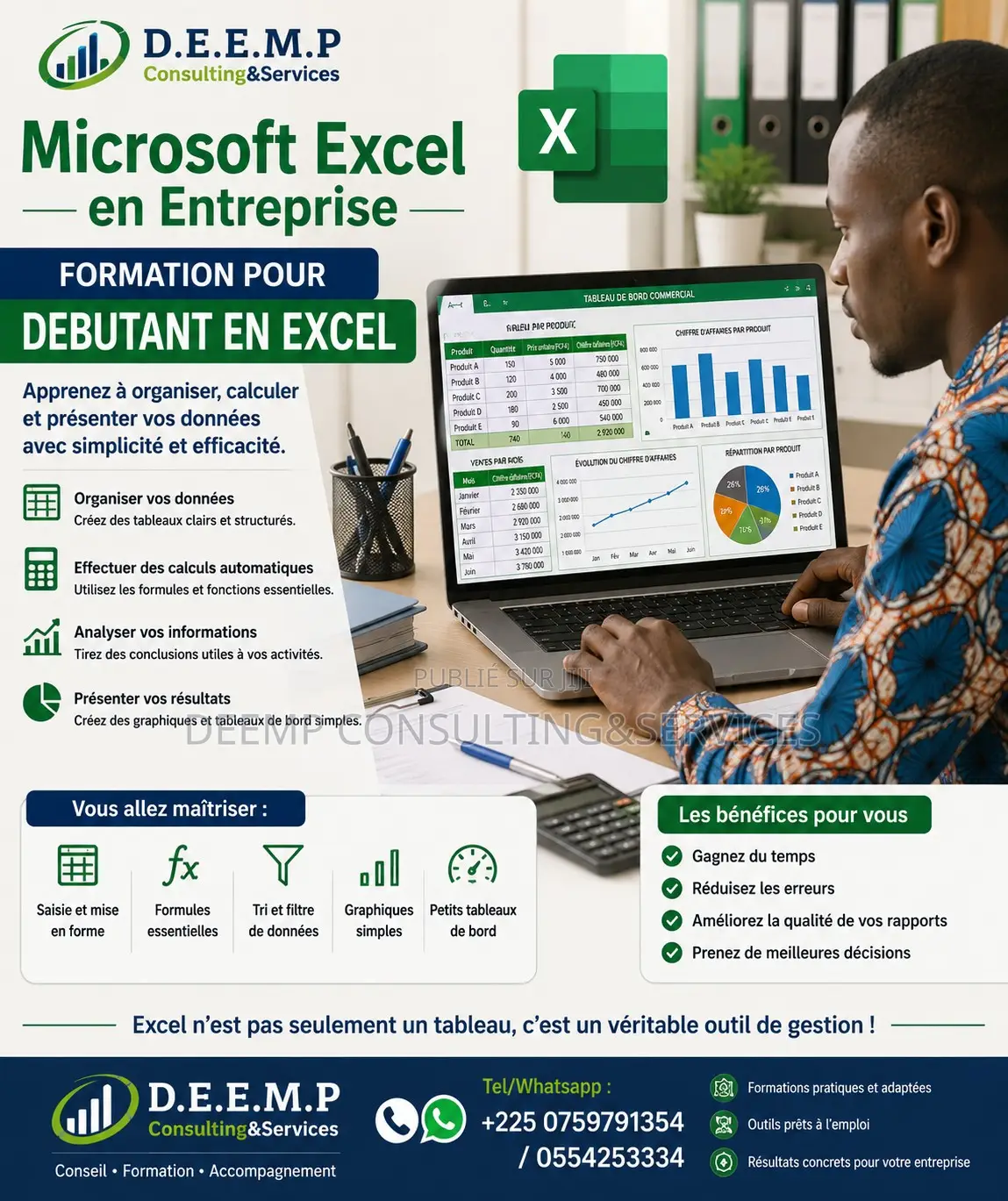 Formation en Excel Pour Les Debutants