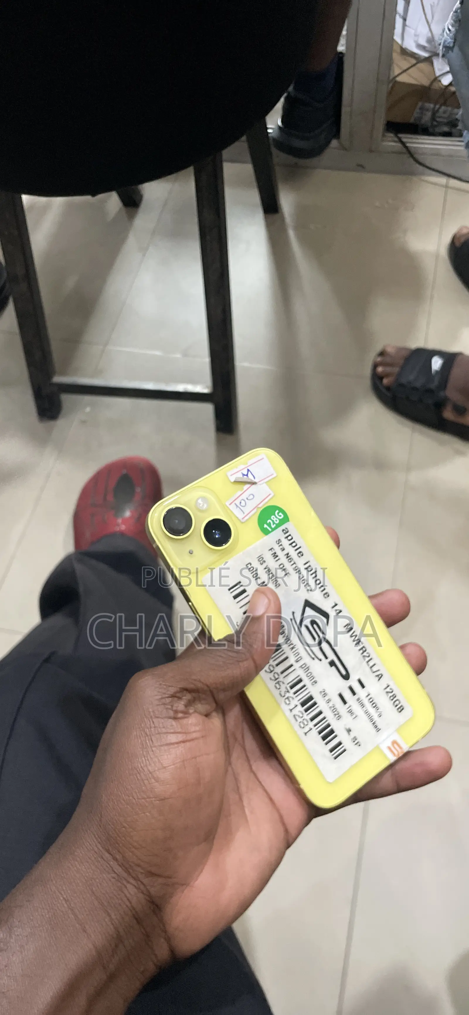 Apple iPhone 14 128 GB Jaune