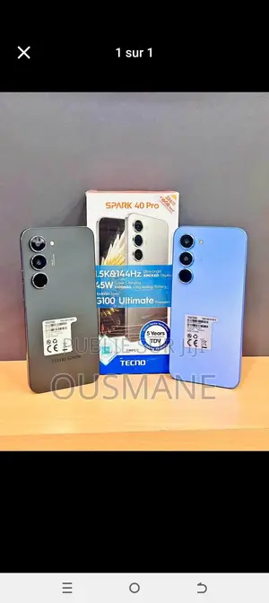 Nouveau Tecno Spark 40 Pro 256 GB Bleu
