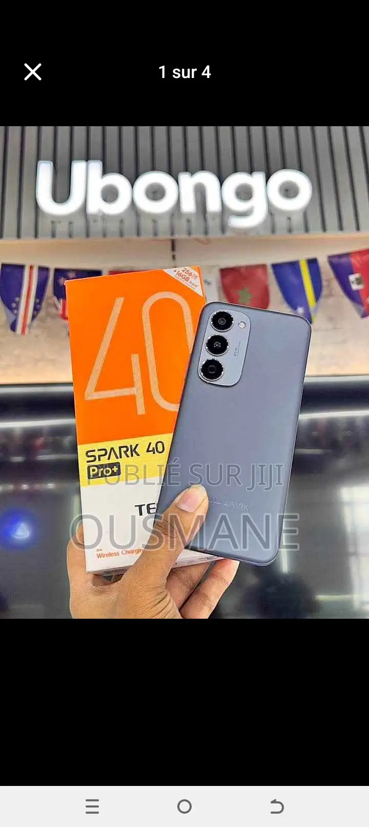 Nouveau Tecno Spark 40 Pro 256 GB Bleu