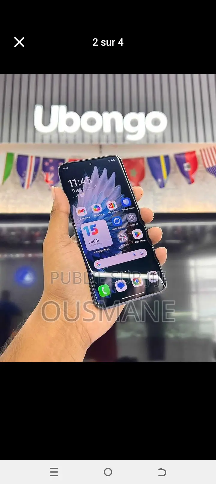 Nouveau Tecno Spark 40 Pro 256 GB Bleu