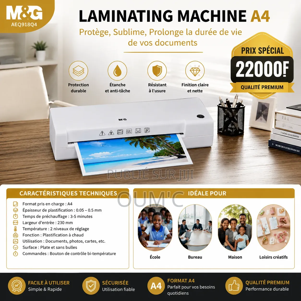 Plastifieuse M G A4 – Machine De Plastification.