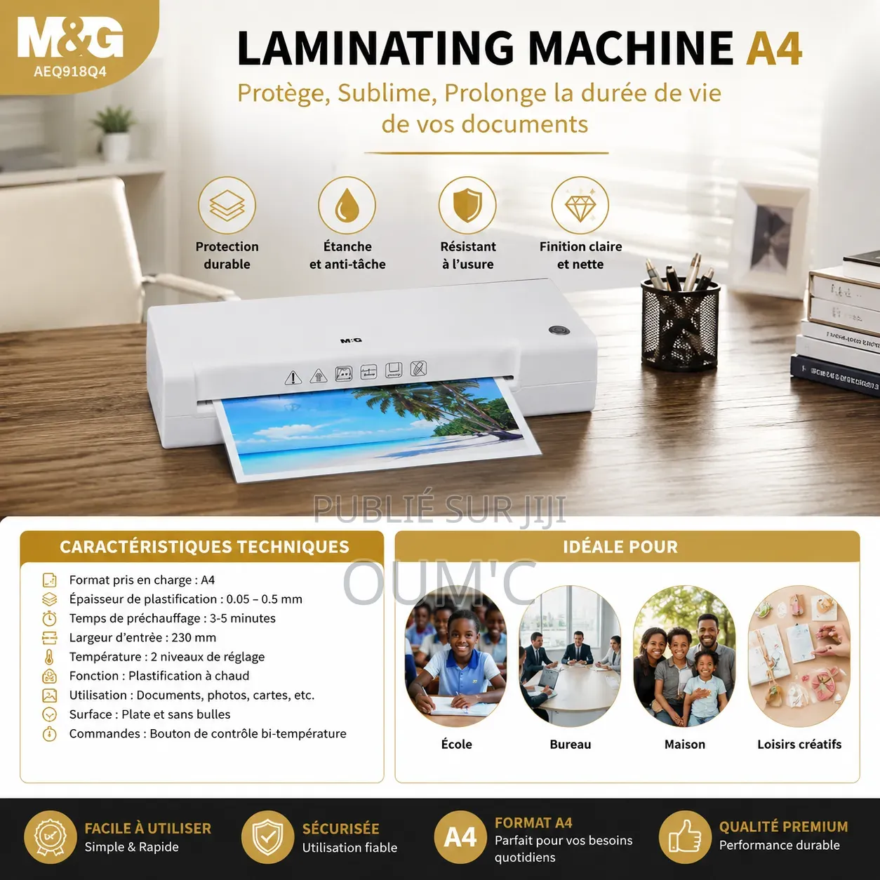 Plastifieuse M G A4 – Machine De Plastification.