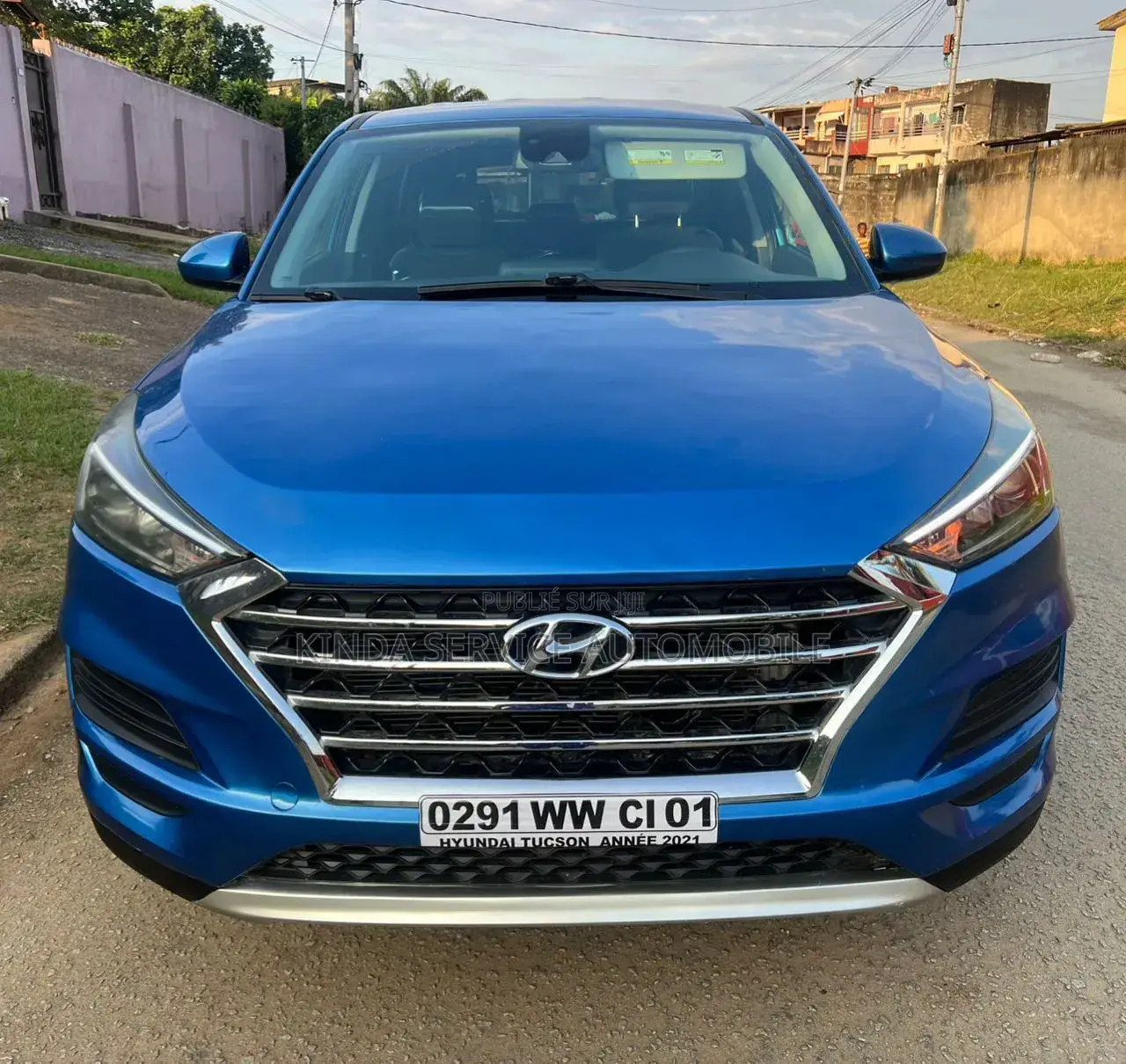 Hyundai Tucson Limited 2021 Bleu
