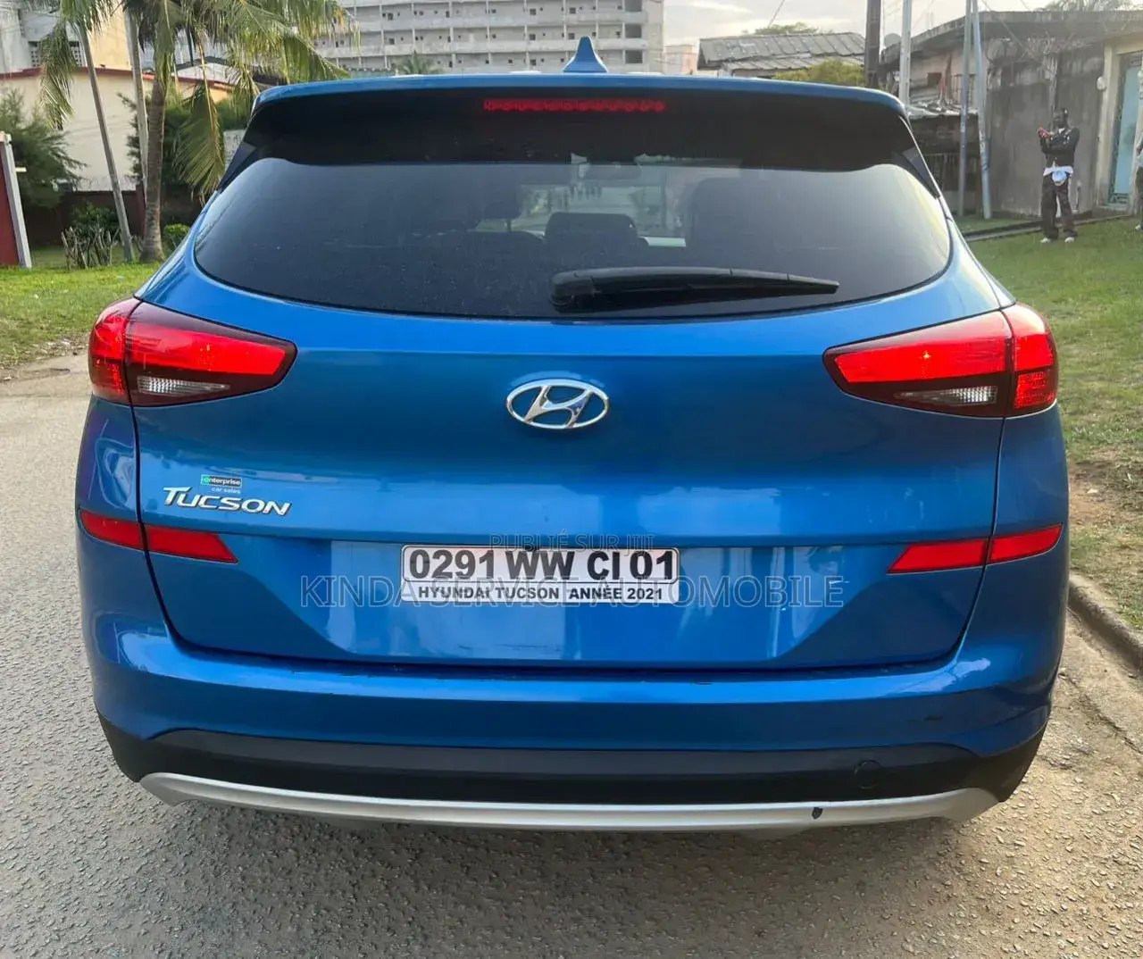 Hyundai Tucson Limited 2021 Bleu