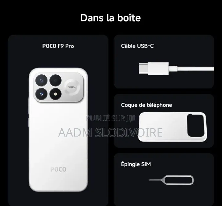 Nouveau Xiaomi Poco F9 Pro 256 GB Blanc