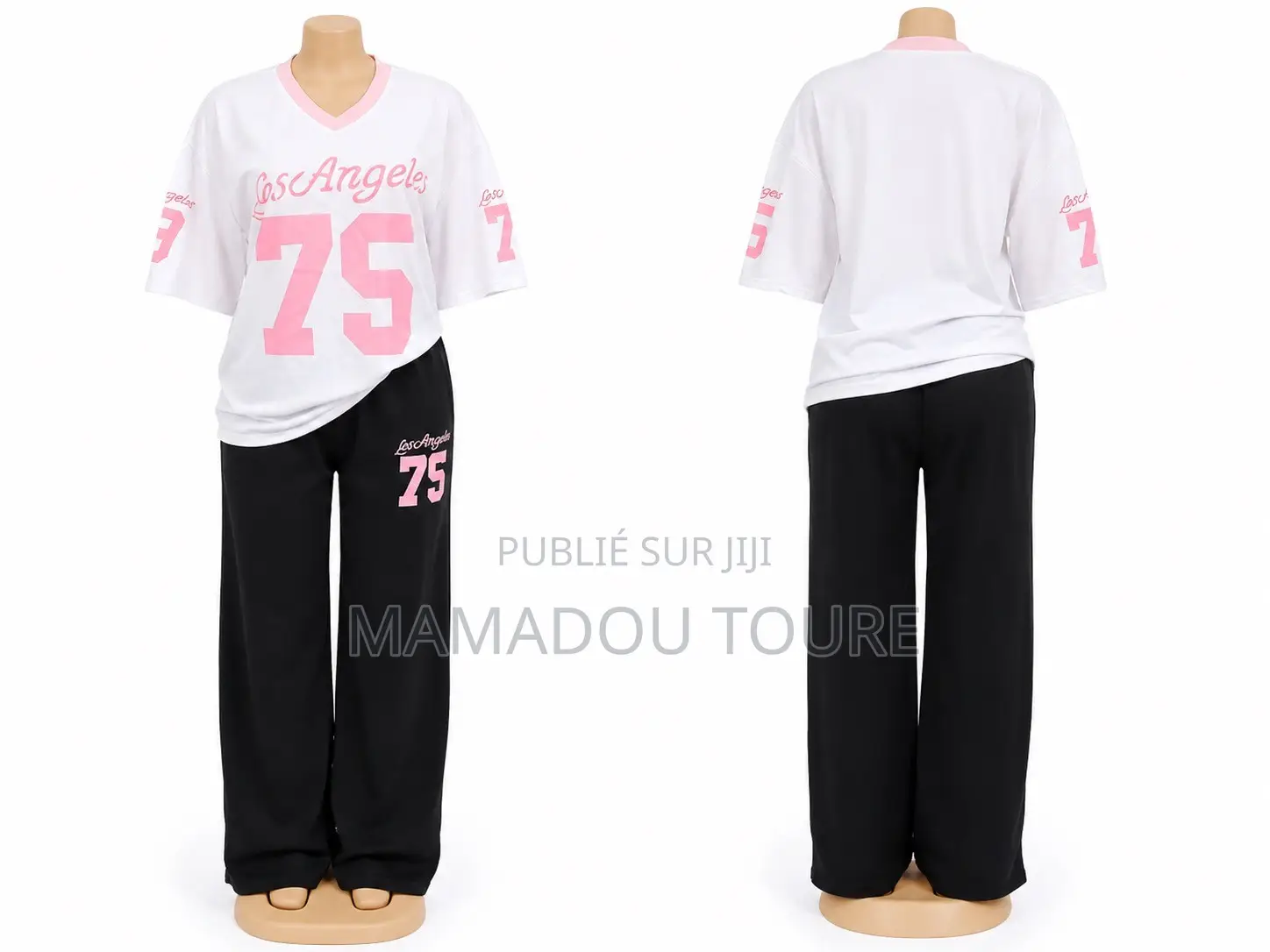Ensemble Femme T-Shirt Et Pantalon Large