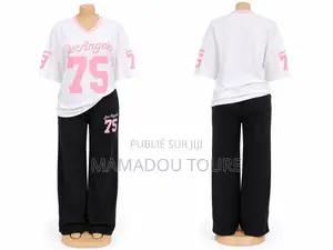 Ensemble Femme T-Shirt Et Pantalon Large