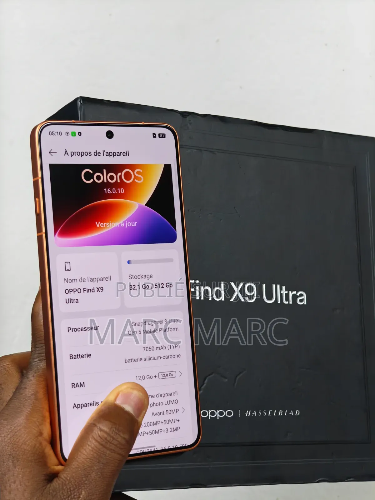 Oppo Find X9 Ultra 512 GB Orange