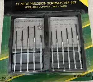 Coffret De 11 Mini Tournevis Plats De Différentes Tailles