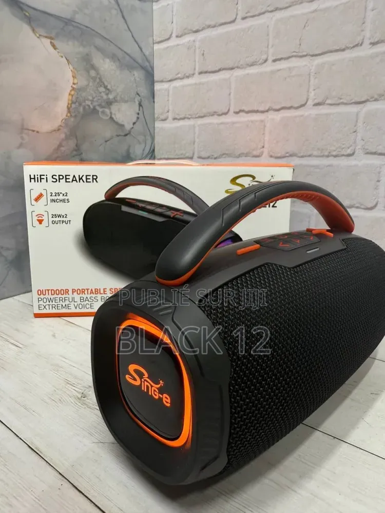 Orateur Portable SinG-e ZQS-L12 Noir