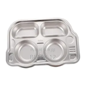 Assiettes À Diner 5/8 en Acier Inoxydable