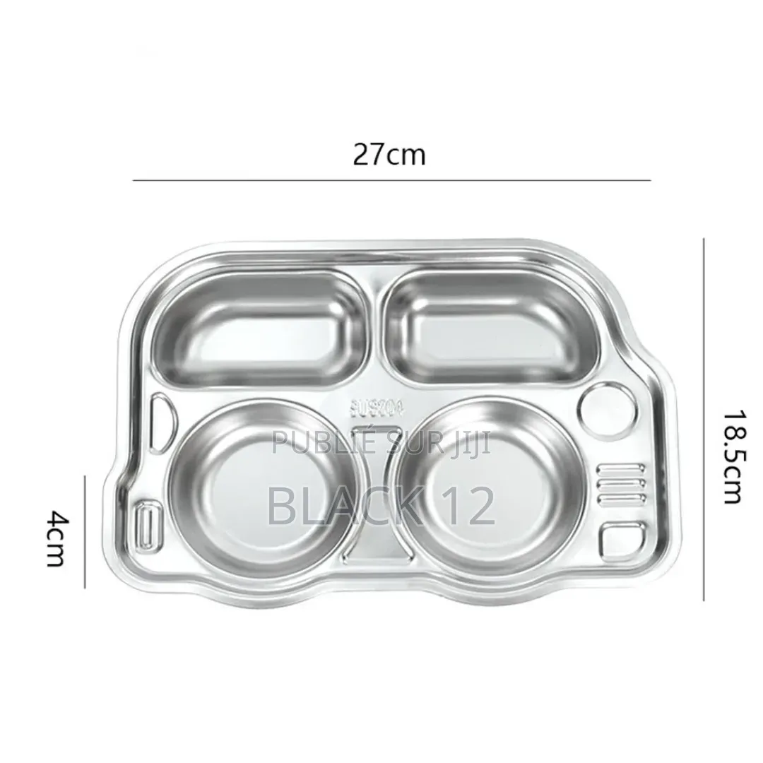 Assiettes À Diner 5/8 en Acier Inoxydable