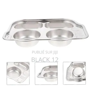 Assiettes À Diner 5/8 en Acier Inoxydable