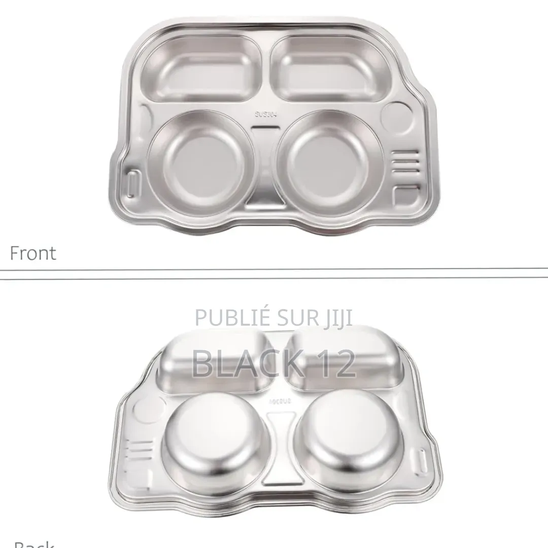 Assiettes À Diner 5/8 en Acier Inoxydable