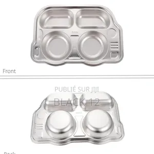 Assiettes À Diner 5/8 en Acier Inoxydable