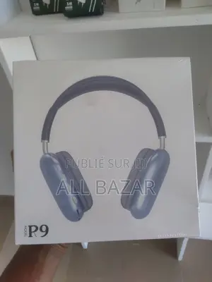 Casque Audio Bluetooth P9 - Bleu Métallisé