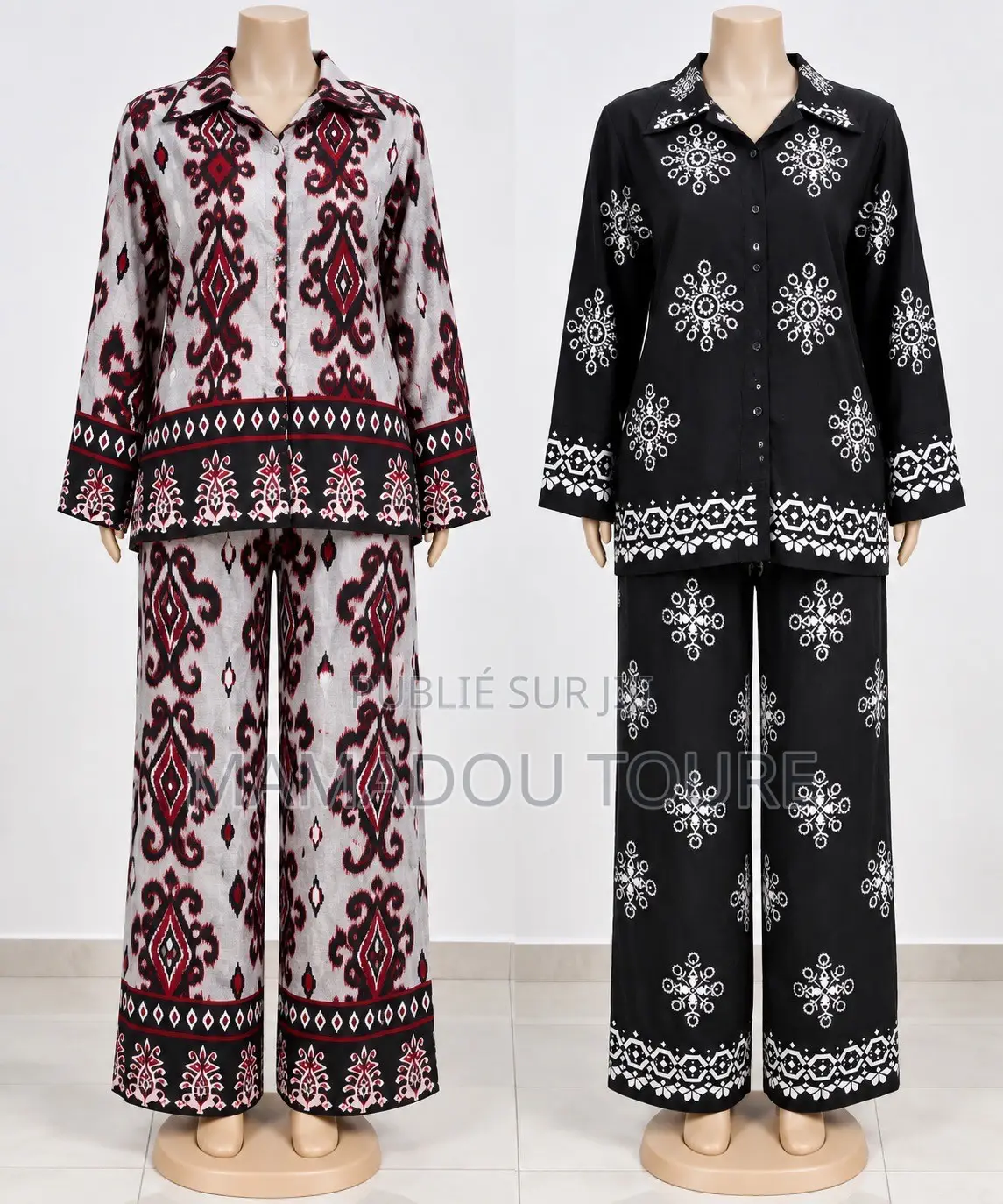 Ensemble Chemise Manches Longues