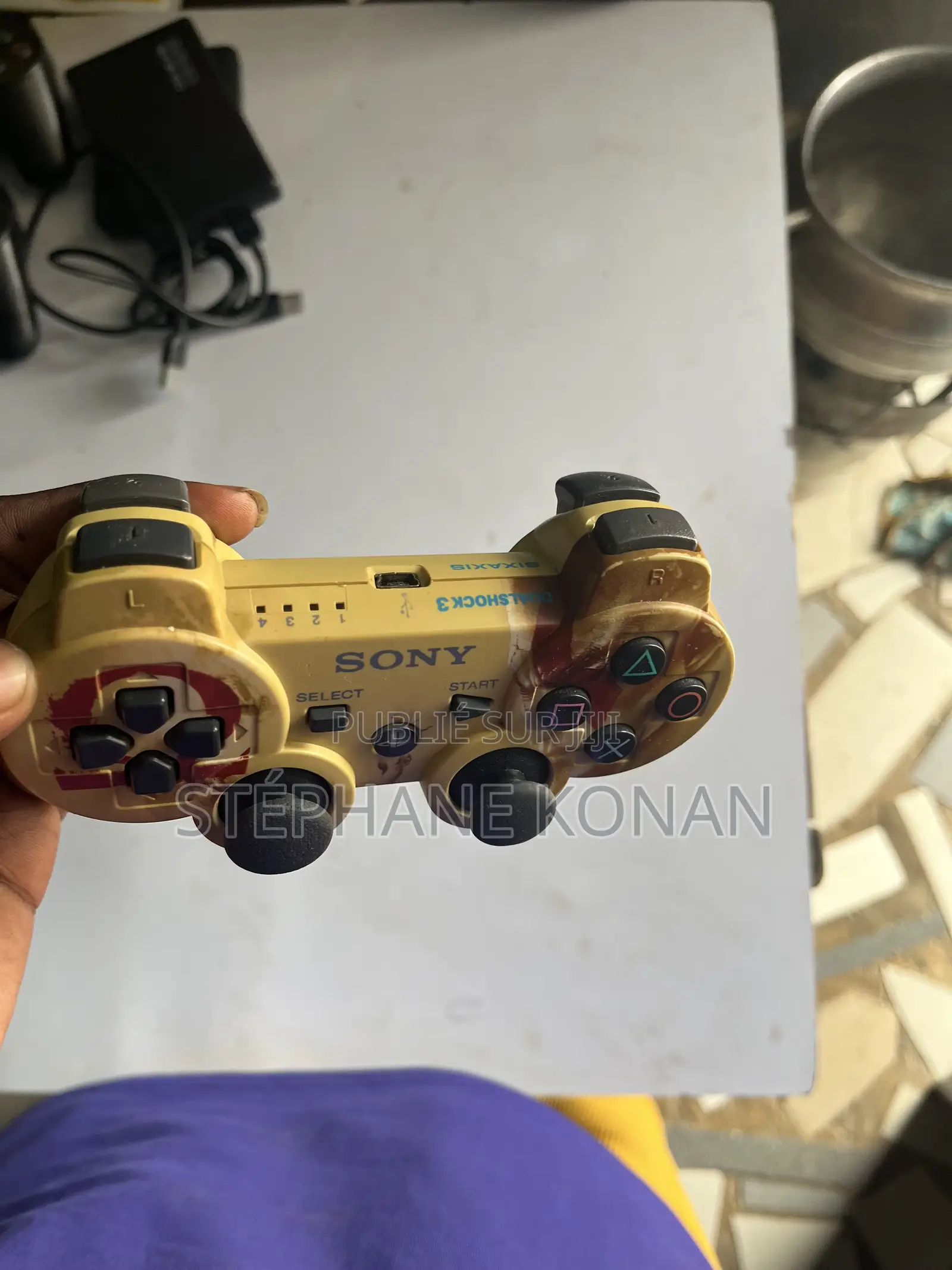 Manette PS3 Sony Originale – Édition Dorée