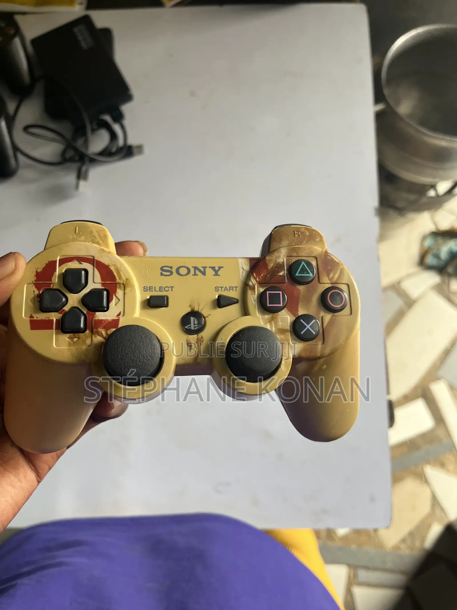 Manette PS3 Sony Originale – Édition Dorée