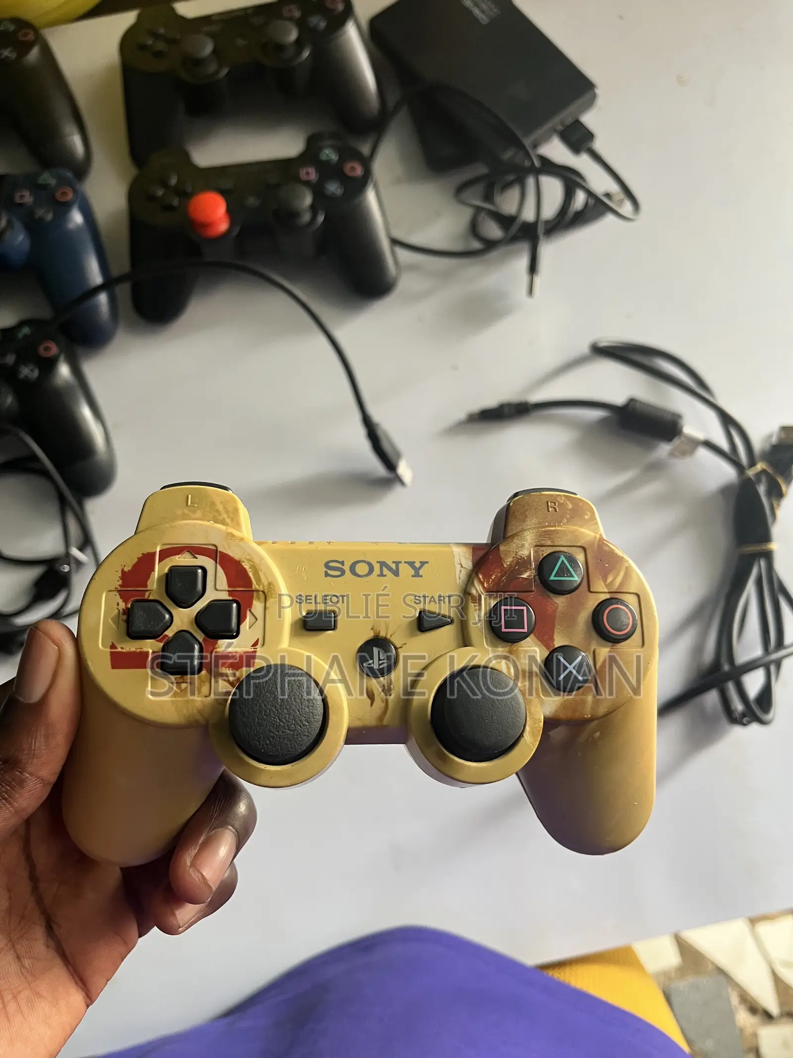 Manette PS3 Sony Originale – Édition Dorée