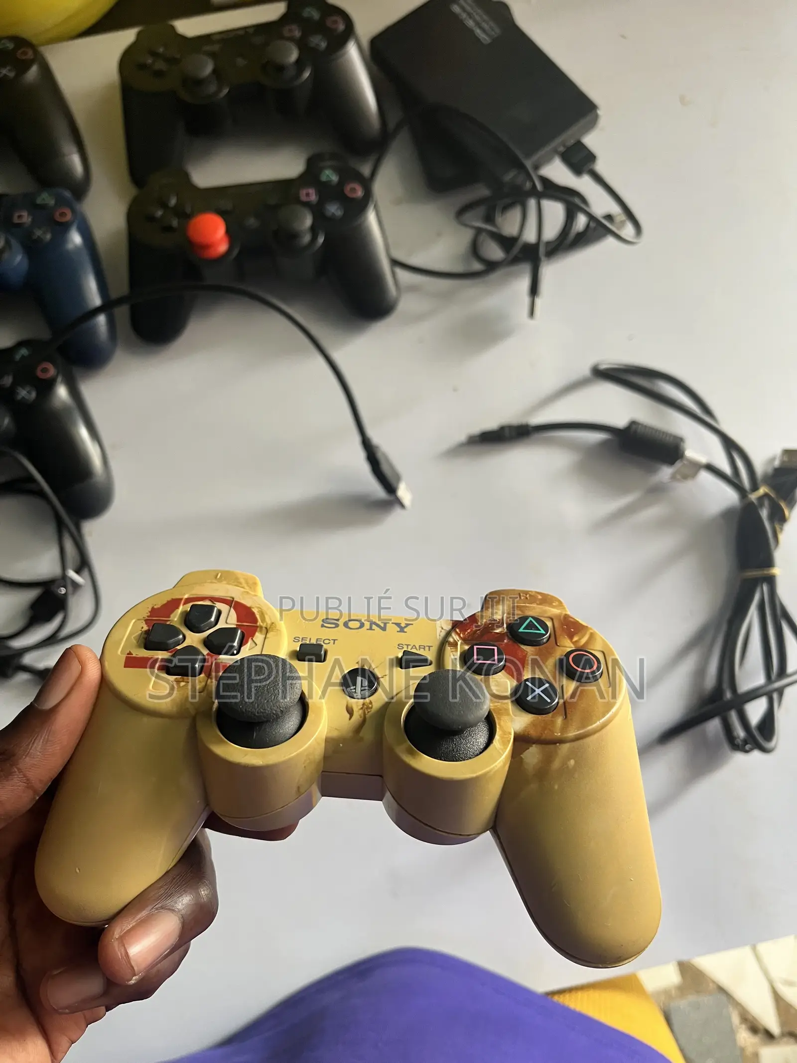 Manette PS3 Sony Originale – Édition Dorée