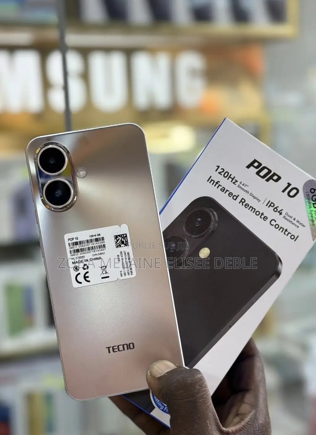 Nouveau Tecno Pop 10 128 GB Gris