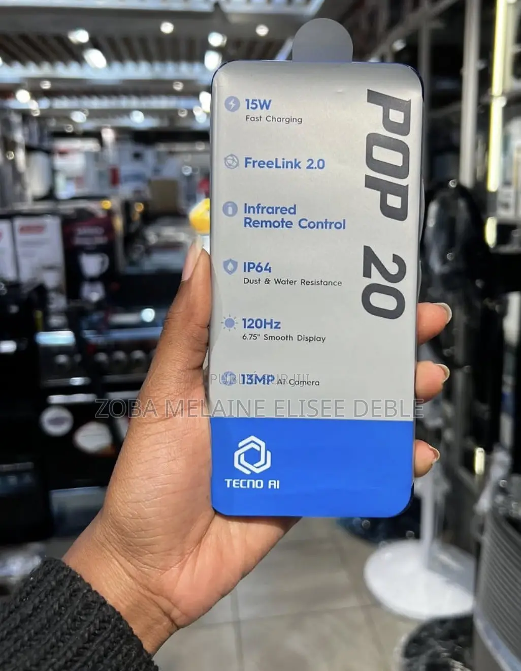 Nouveau Tecno Pop 20 64 GB Bleu