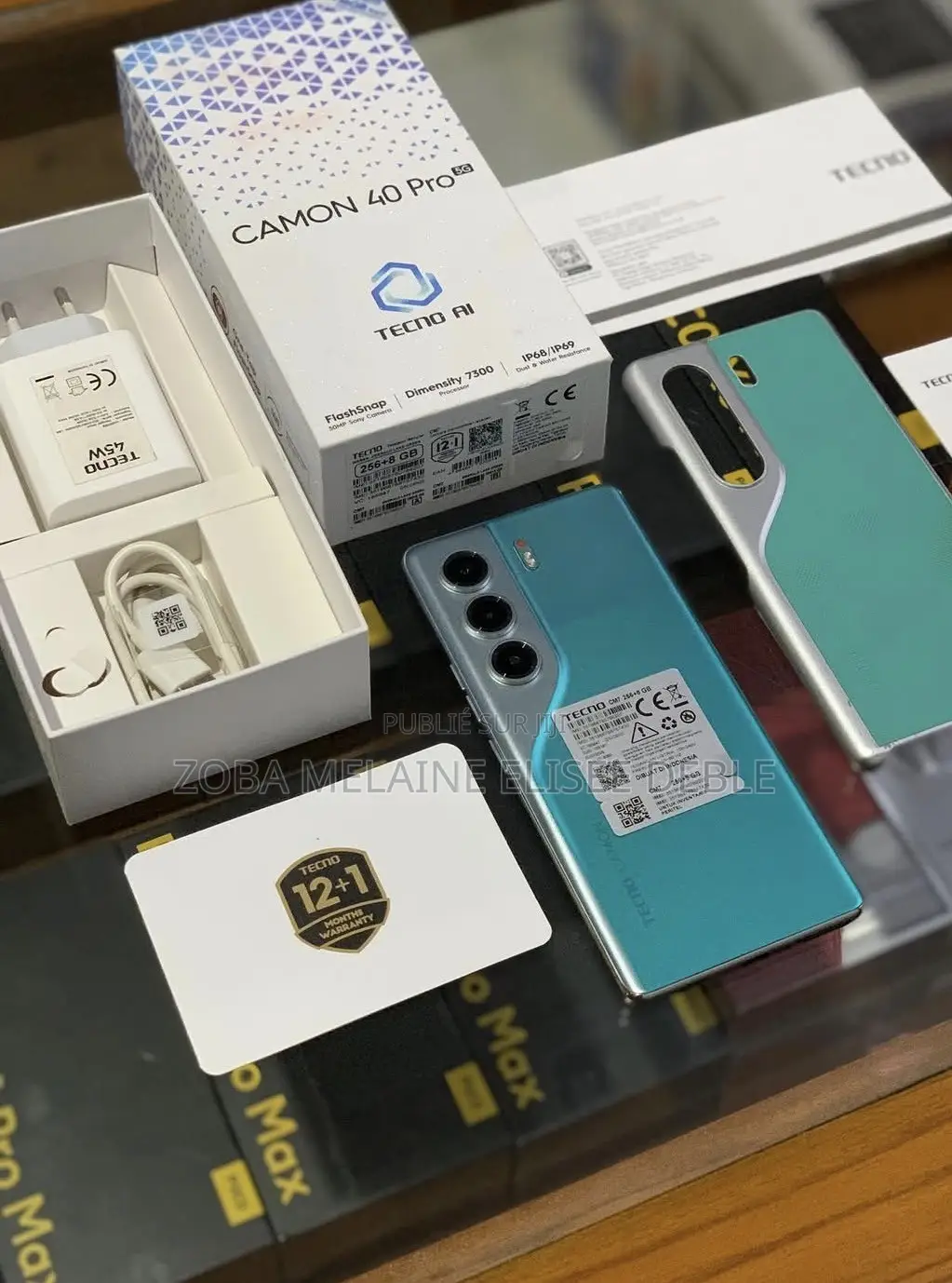 Nouveau Tecno Camon 40 256 GB Vert