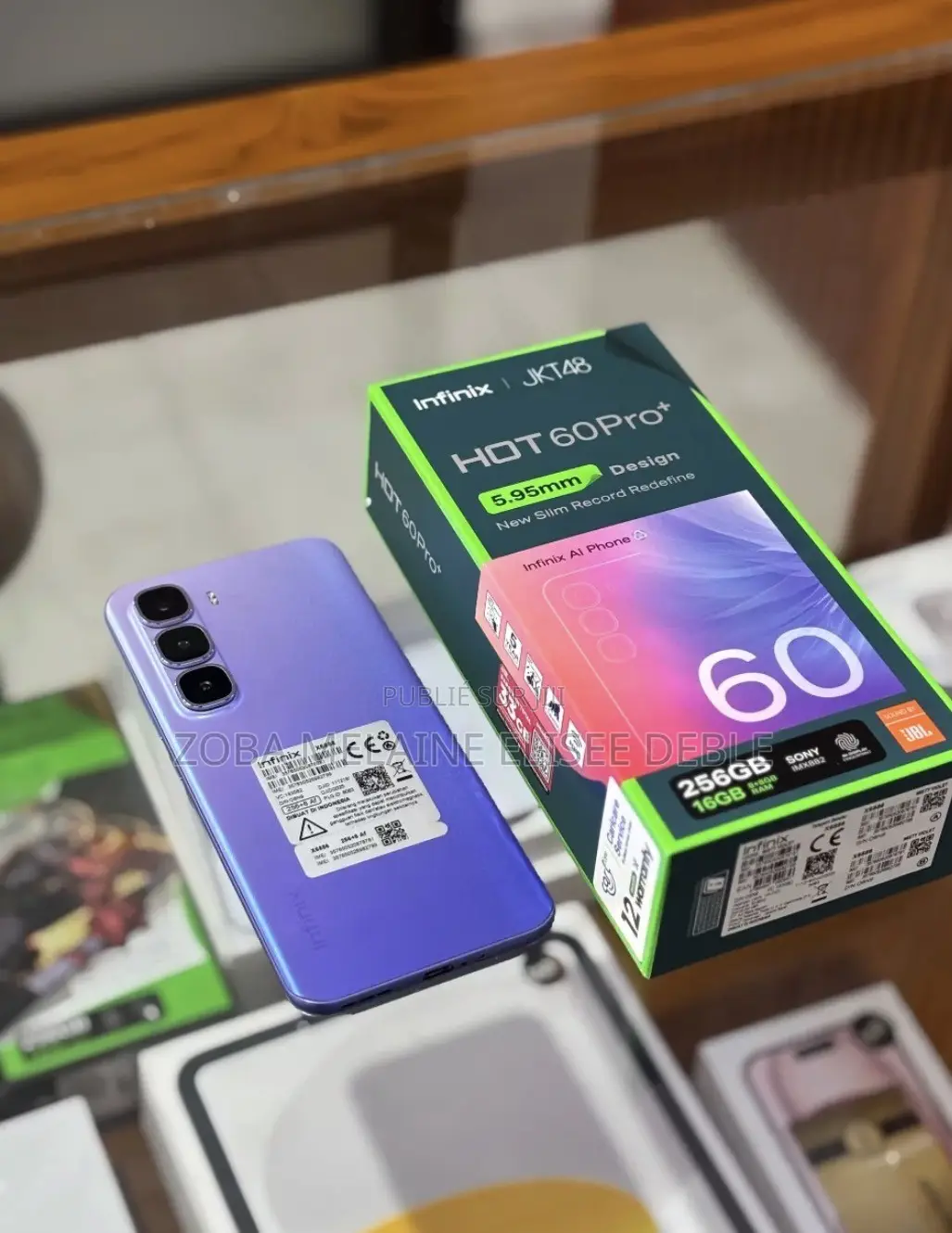 Nouveau Infinix Hot 60 Pro+ 256 GB Violet