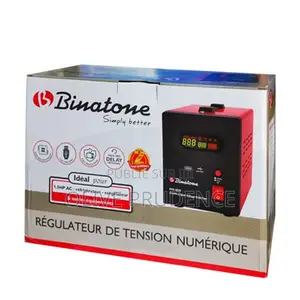Binatone Stabilisateur Régulateur De Tension - DVS-1000 - Rouge Noir