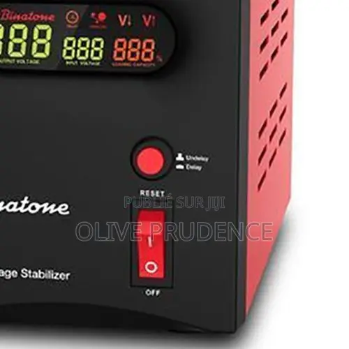 Binatone Stabilisateur Régulateur De Tension - DVS-1000 - Rouge Noir