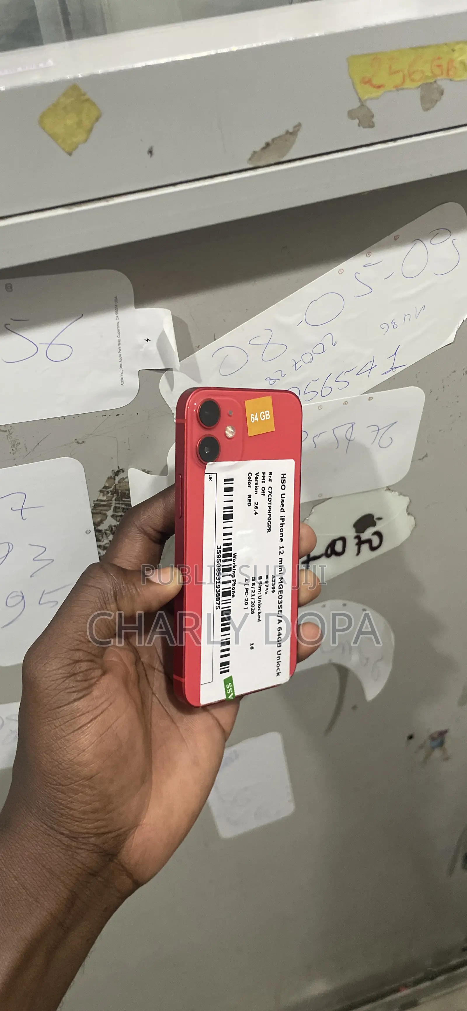 Pomme iPhone 12 mini 128 GB Rouge