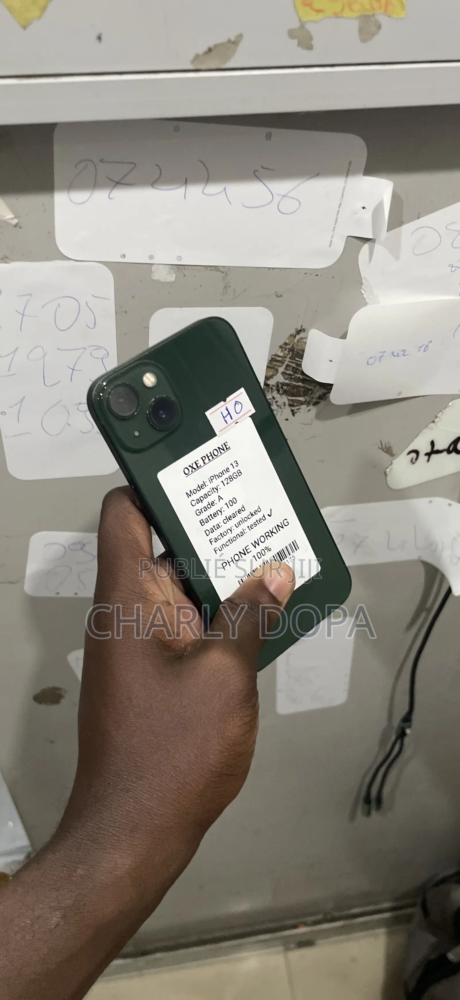 Pomme iPhone 13 128 GB Vert