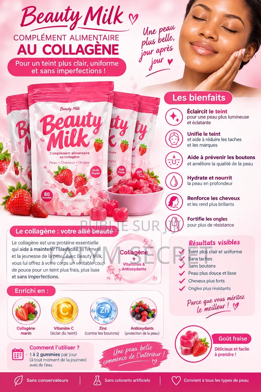 Collagène en Poudre (BEATY MILK)