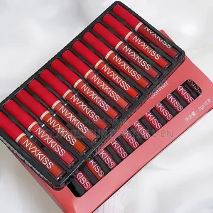 Coffret 12 Rouges À Lèvres Liquides Mats.