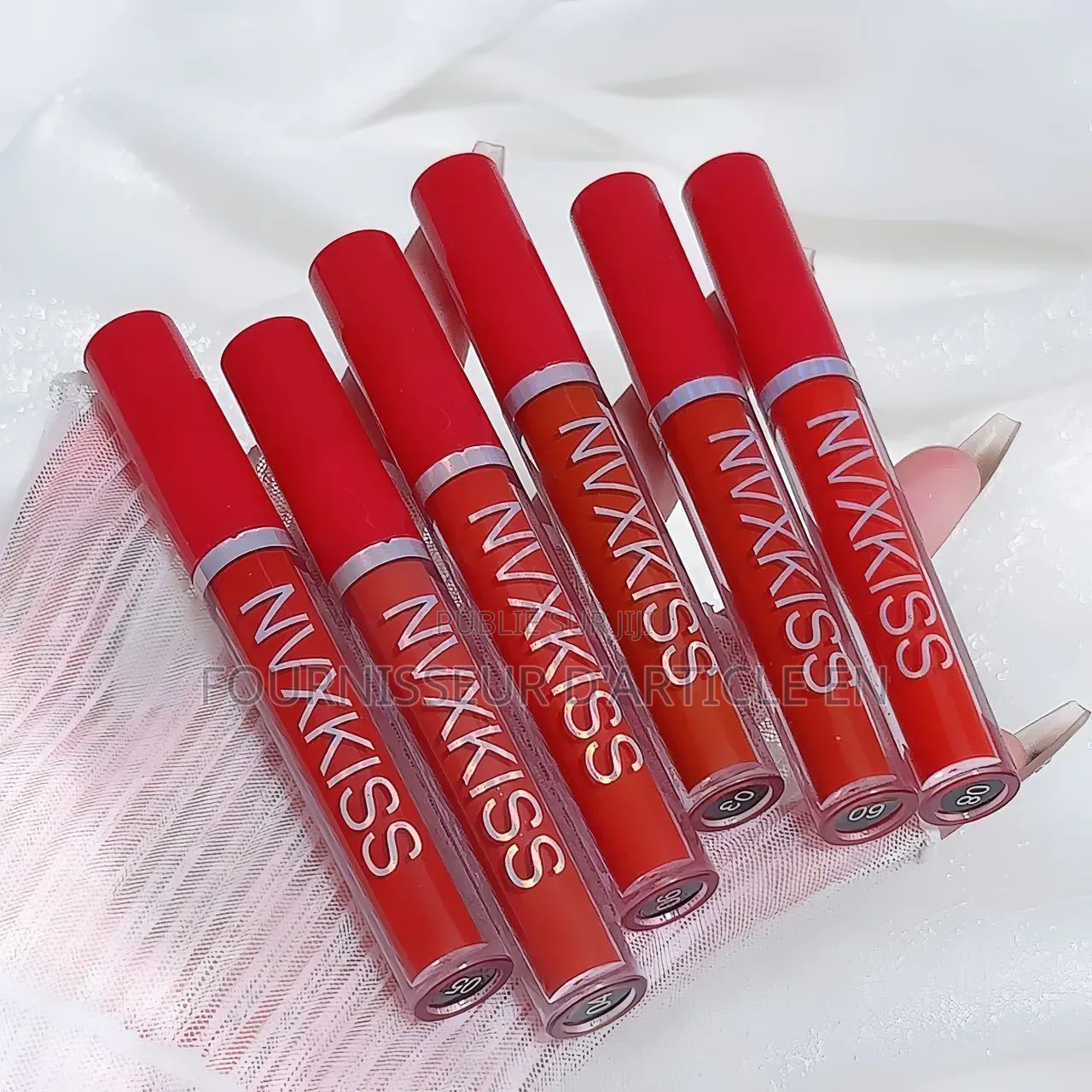Coffret 12 Rouges À Lèvres Liquides Mats.