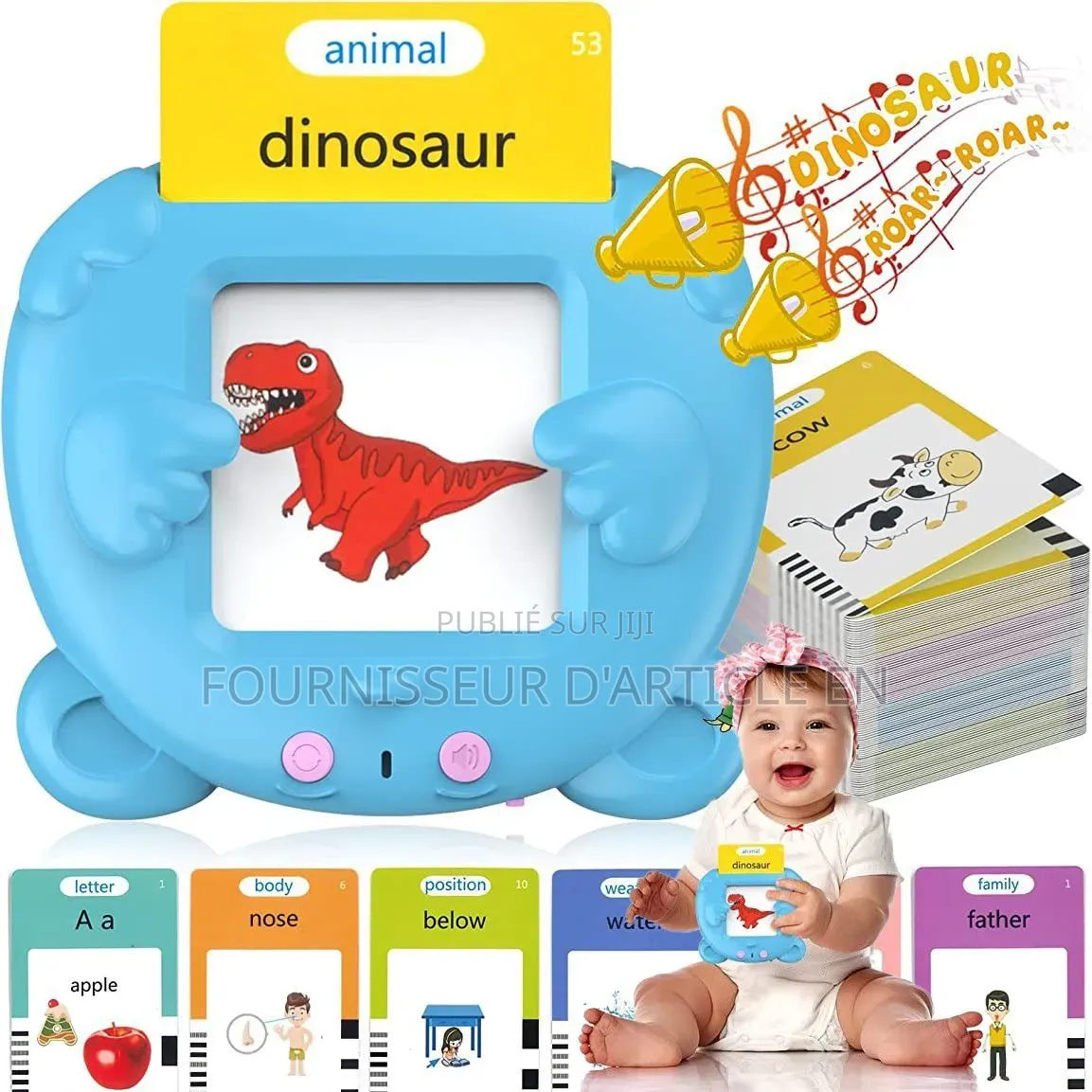 Machine À Cartes d'Apprentissage d'Anglais Pour Enfants