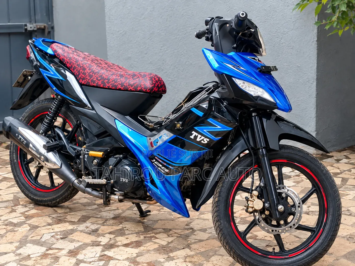 TVS Max 125 2024 Bleu