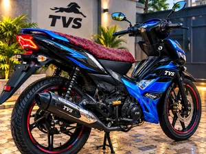 TVS Max 125 2024 Bleu