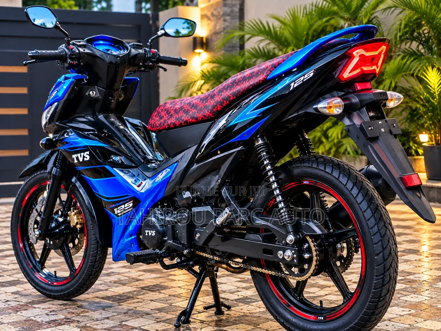 TVS Max 125 2024 Bleu