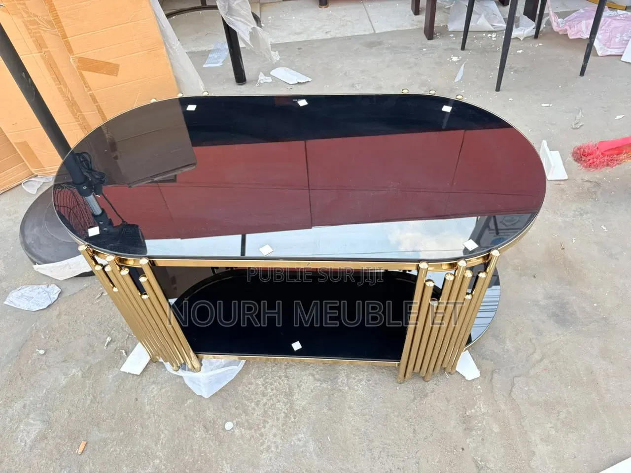 Table Basse Centrale Vitrée Pour Salon