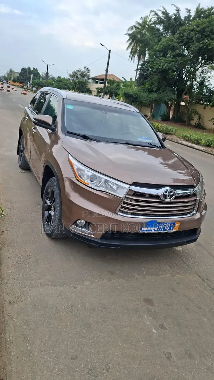 Toyota Highlander 2016 Marron