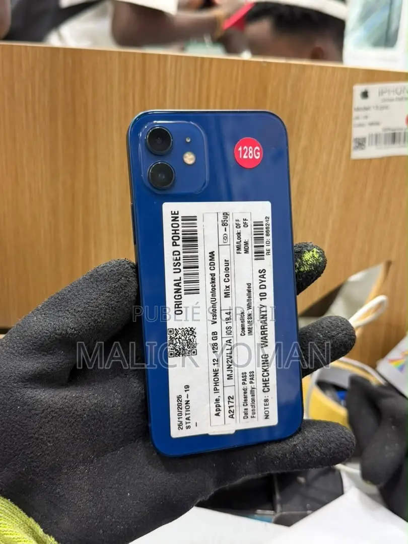 Pomme iPhone 12 128 GB Bleu