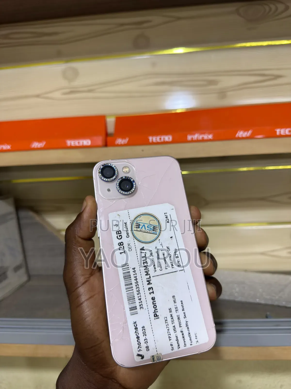 Pomme iPhone 13 128 GB Rose